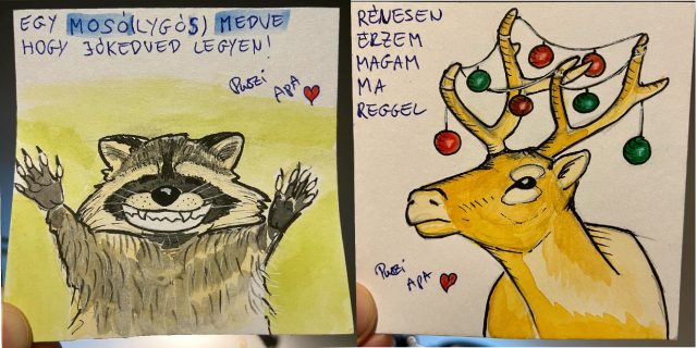 Szeretet cetlik: egyedi apa-lánya pillanatok